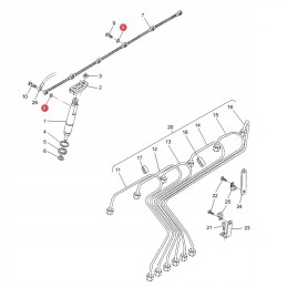 Copper seal washer mf v615870710 original