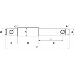 Upper link pin 19x25x19 mm cat. 1 2 kramp