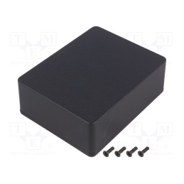 1 pcs x HAMMOND - 1590BBSBK - Enclosure: multipurpose, X: 94mm, Y: 120mm, Z: 42mm, 1590, aluminium