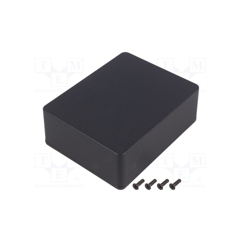 1 pcs x HAMMOND - 1590BBSBK - Enclosure: multipurpose, X: 94mm, Y: 120mm, Z: 42mm, 1590, aluminium