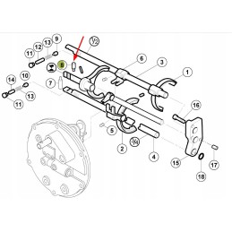 6005021684 gearbox guide shaft