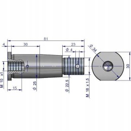 Power steering actuator pin