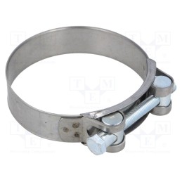 1 pcs x MPC INDUSTRIES - S2086 - T-bolt clamp, W: 24mm, Clamping: 86÷91mm, chrome steel AISI 430, S