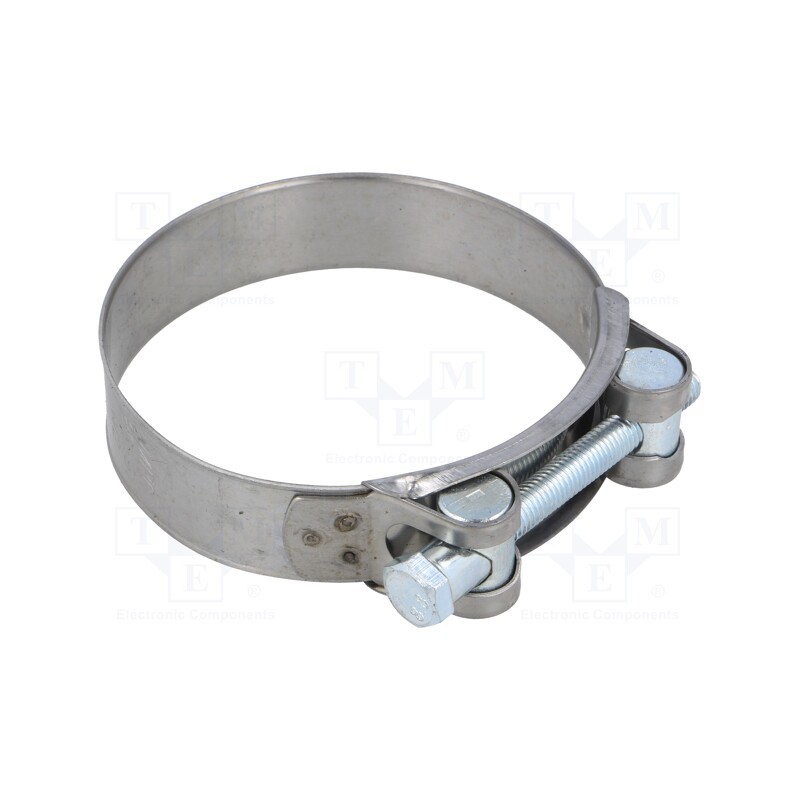 1 pcs x MPC INDUSTRIES - S2086 - T-bolt clamp, W: 24mm, Clamping: 86÷91mm, chrome steel AISI 430, S