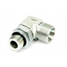 Hydraulic adjustable elbow bb m18x1 5 12l x 3 8