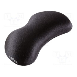 1 pcs x LOGILINK - ID0136 - Wrist rest gel pad, black, 140x55x25mm, lycra,silicone