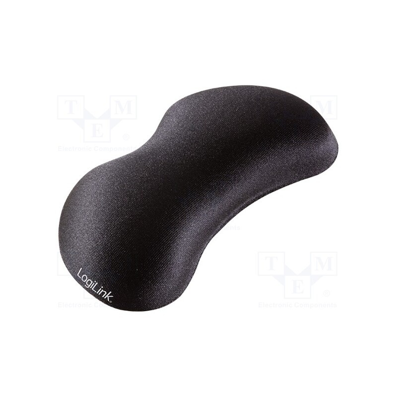 1 pcs x LOGILINK - ID0136 - Wrist rest gel pad, black, 140x55x25mm, lycra,silicone