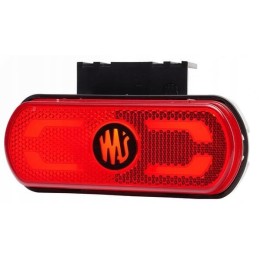 Red rectangular LED marker lamp 12 24v