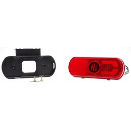 Red rectangular LED marker lamp 12 24v