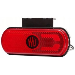 Red rectangular LED marker lamp 12 24v