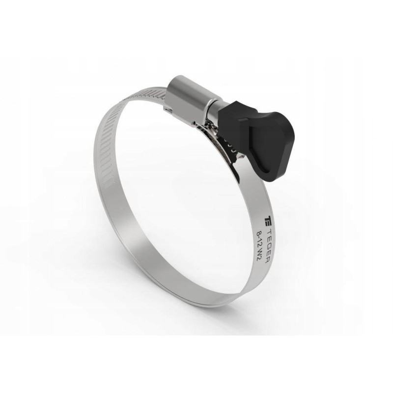 Clamping band with knob 8 12 worm clamp
