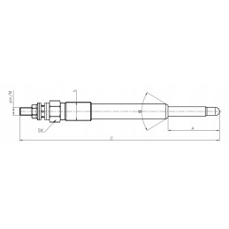 Perkins pencil bulb candle 12v t419166 453351