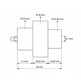 Front axle stub pin 04317536 case Fendt
