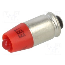 1 pcs x CML INNOVATIVE TECHNOLOGIES - 1512535UR3 - Indicator: LED, S5,7s,T1-3/4, red, plastic, 24VAC, 24VDC, -20÷60°C