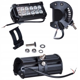 LED work lamp 12 led 36w 12v 24v 3240lm 6000k