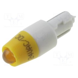 1 pcs x CML INNOVATIVE TECHNOLOGIES - 1511A35UY3 - LED lamp, yellow, T5, 24V, No.of diodes: 1