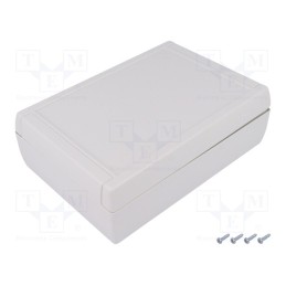 1 pcs x TEKO - TK33.7 -AS - Enclosure: multipurpose, X: 133mm, Y: 188mm, Z: 59mm, TEKMAR, ABS