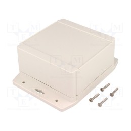 1 pcs x HAMMOND - 1555NF42GY - Enclosure: multipurpose, X: 120mm, Y: 120mm, Z: 62mm, 1555F, ABS, grey