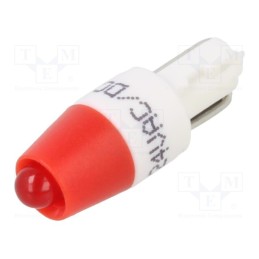 1 pcs x CML INNOVATIVE TECHNOLOGIES - 1511A35UR3 - Indicator: LED, T5,W2x4,6d, red, plastic, 24VAC, 24VDC, -20÷60°C