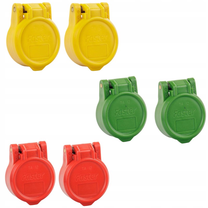 Dust cover for euro faster socket, 6 pcs