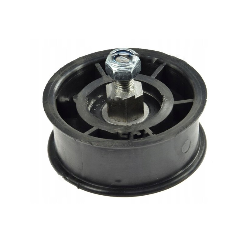 Complete plastic tensioner roller for combine harvester