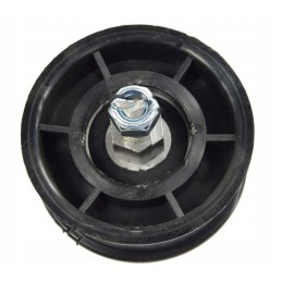 Complete plastic tensioner roller for combine harvester