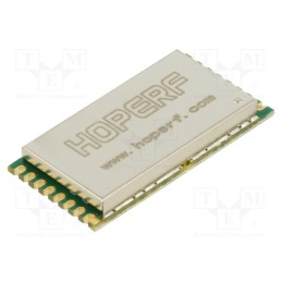 1 pcs x HOPE MICROELECTRONICS - RFM95PW-915S2 - Module: transceiver, RF, FSK,GFSK,GMSK,LoRa,MSK,OOK, 915MHz, SMD