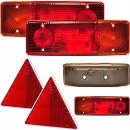 Set of ursus combination lamps, set of triangles