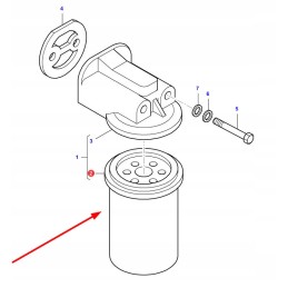 1447082m2 agco engine oil filter
