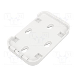 1 pcs x ELATEC - SNAP IN HOLDER, WHITE - Holder, 95x60mm, ABS, white