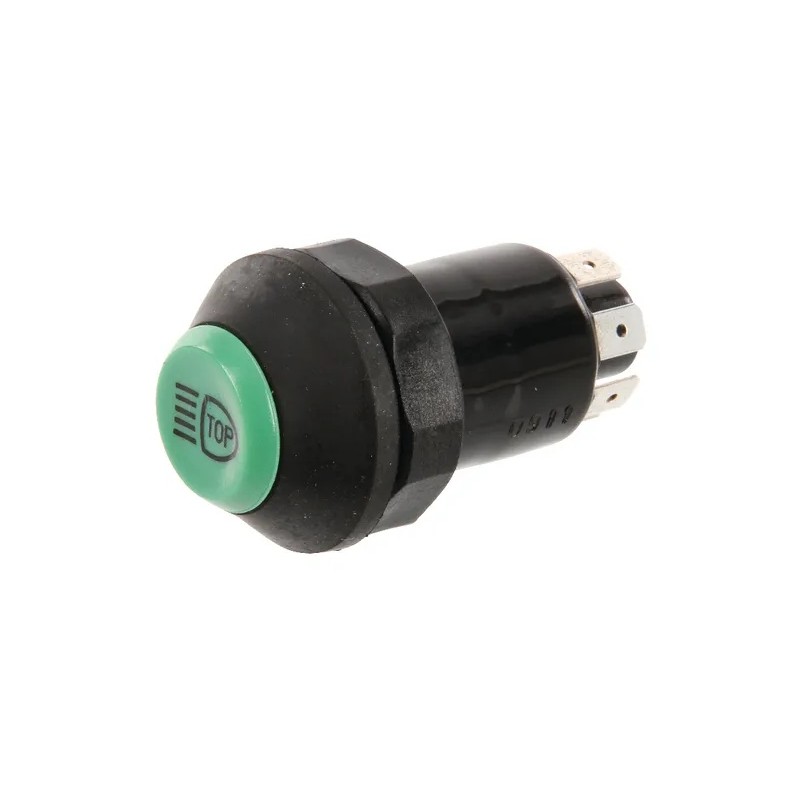 Push-button switch for upper cabin lamps