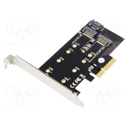 1 pcs x DIGITUS - DS-33170 - PC extension card: PCIe, M.2 (B key),M.2 (M key), 6Gbps
