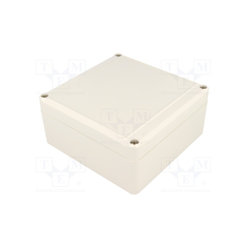 1 pcs x BOPLA - 63217200 - Enclosure: multipurpose, X: 120mm, Y: 122mm, Z: 57mm, EUROMAS II, ABS
