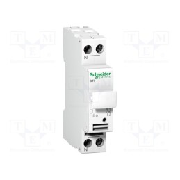 1 pcs x SCHNEIDER ELECTRIC - A9N15645 - Poles: 2, 400VAC, for DIN rail mounting, 8.5x31.5mm