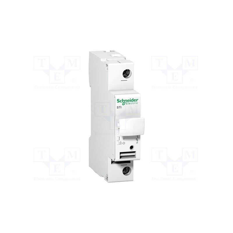 1 pcs x SCHNEIDER ELECTRIC - A9N15636 - Poles: 1, 500VAC, for DIN rail mounting, 10x38mm