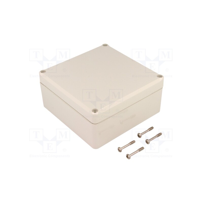 1 pcs x BOPLA - 63217000 - Enclosure: multipurpose, X: 120mm, Y: 122mm, Z: 57mm, EUROMAS II, ABS