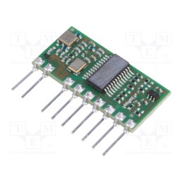 1 pcs x AUREL - 650201425G - Module: RF, FM transceiver, FSK, 868.3MHz, serial, -100dBm, 20/11mA