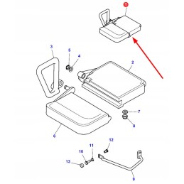 3558576m93 side seat