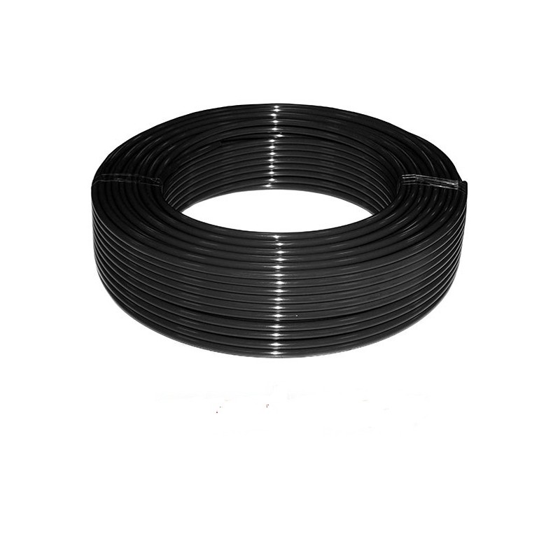 Cable 6x4 polyethylene PE hose 8 6mm black x 5 meters
