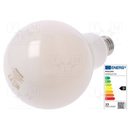 1 pcs x PHILIPS - 8718699764630 - LED lamp, warm white, E27, 230VAC, 3452lm, P: 23W, 2700K, CRImin: 80