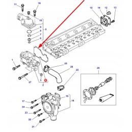 4225427m1 thermostat housing o-ring