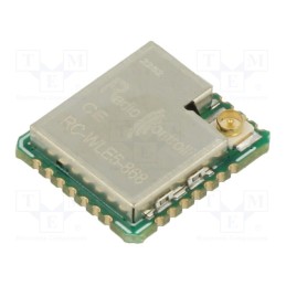 1 pcs x RADIOCONTROLLI - RC-WLE5-868 - Module: LoRA, 868MHz, -140dBm, 2.5÷3.7VDC, 18.5dBm, SMD, 120/5A