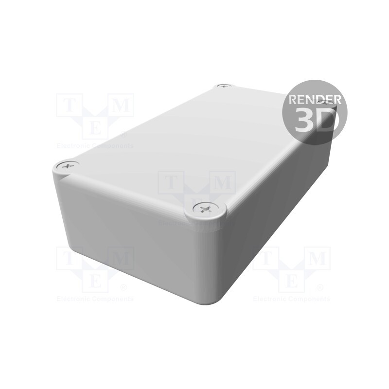 1 pcs x HAMMOND - HM-1590K430 - Enclosure: multipurpose, X: 61mm, Y: 111mm, Z: 31mm, 1590, cast zinc