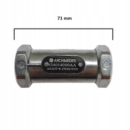 Straight shut-off check valve 22x1 5 internal thread