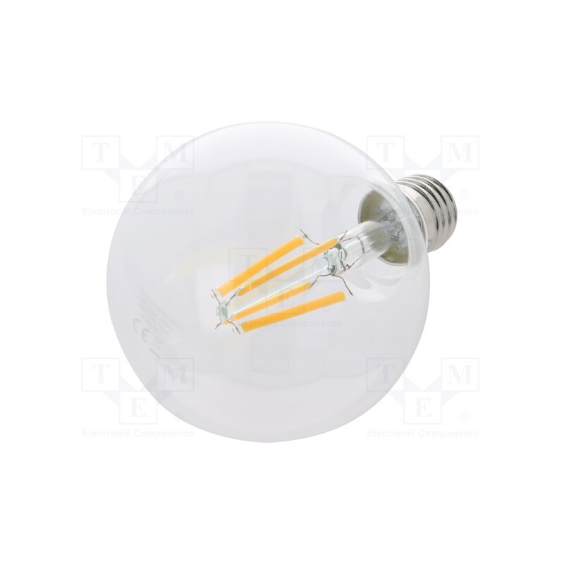 1 pcs x TOSHIBA LED LIGHTING - DELS-FEW48P527AE11 - LED lamp, warm white, E27, 230VAC, 1055lm, 8.5W, 270°, 2700K