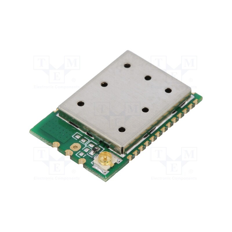1 pcs x RADIOCONTROLLI - RC-CC1310-868 - Module: RF, 868MHz, GPIO,I2C,I2S,JTAG,SSI x2,UART, -124dBm, 14dBm
