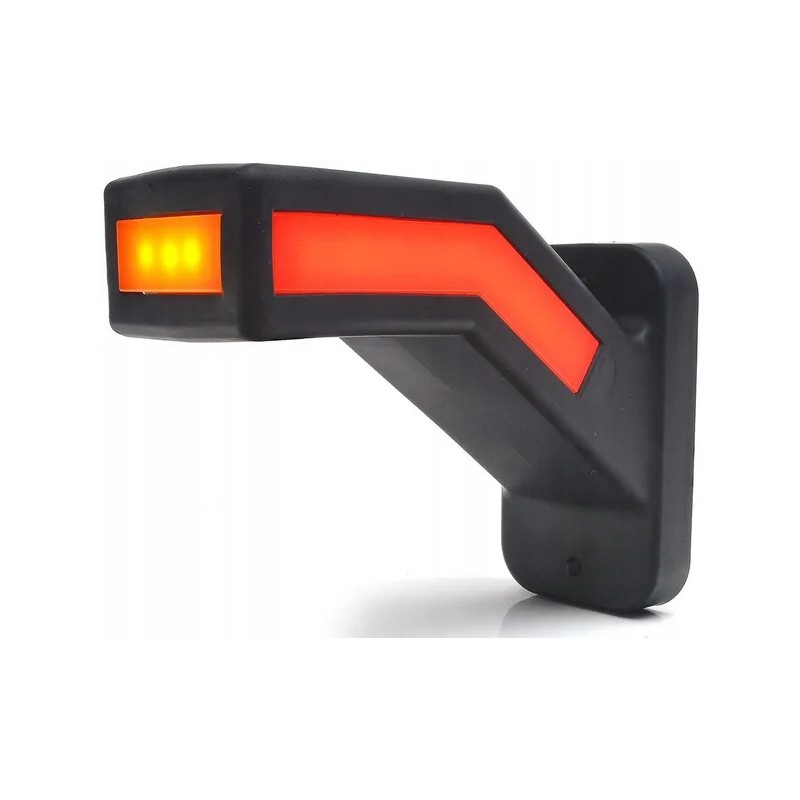 LED front and rear marker lamp and left position lamp