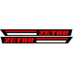 Zetor stickers for cabins 135x12cm