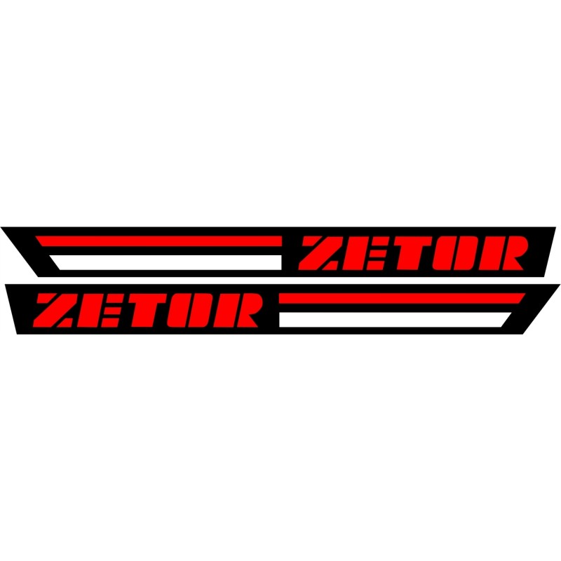 Zetor stickers for cabins 135x12cm