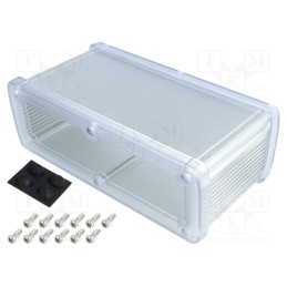 1 pcs x GAINTA - ALUG708SR080-C -AS - Enclosure: multipurpose, X: 177.6mm, Y: 89mm, Z: 61.1mm, aluminium